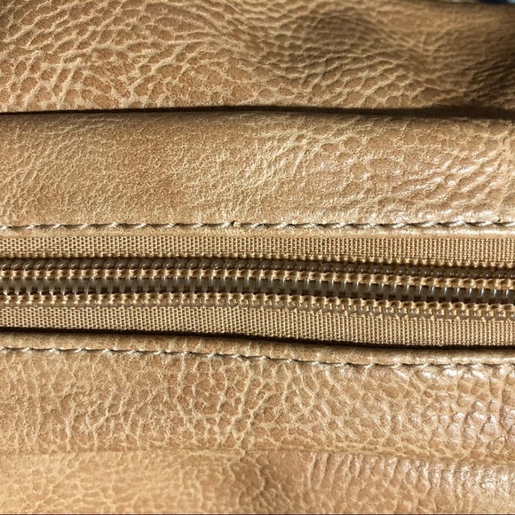 Espe handbag brown and  black with red flower - Picture 10 of 14